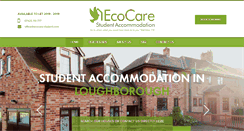 Desktop Screenshot of ecocare-student.com